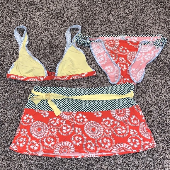 Calvin Klein Other - Calvin Klein Womans 3 Pc. Bathing Suit Set SZ.L Calvin Klein Other - Calvin Klein Womans 3 Pc. Bathing Suit Set SZ.L